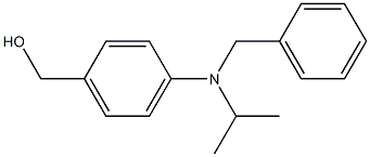 {4-[benzyl(propan-2-yl)amino]phenyl}methanol Structure