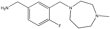 {4-fluoro-3-[(4-methyl-1,4-diazepan-1-yl)methyl]phenyl}methanamine