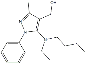{5-[butyl(ethyl)amino]-3-methyl-1-phenyl-1H-pyrazol-4-yl}methanol|