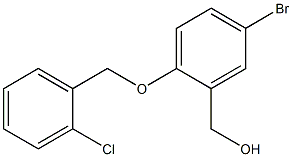{5-bromo-2-[(2-chlorophenyl)methoxy]phenyl}methanol
