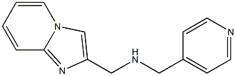 {imidazo[1,2-a]pyridin-2-ylmethyl}(pyridin-4-ylmethyl)amine 化学構造式