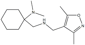 1-({[(3,5-dimethyl-1,2-oxazol-4-yl)methyl]amino}methyl)-N,N-dimethylcyclohexan-1-amine|