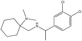 1-({[1-(3,4-dichlorophenyl)ethyl]amino}methyl)-N,N-dimethylcyclohexan-1-amine