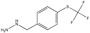 1-({4-[(trifluoromethyl)sulfanyl]phenyl}methyl)hydrazine