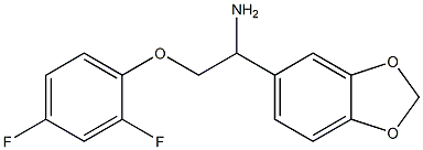 1-(1,3-benzodioxol-5-yl)-2-(2,4-difluorophenoxy)ethanamine