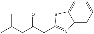 1-(1,3-benzothiazol-2-yl)-4-methylpentan-2-one