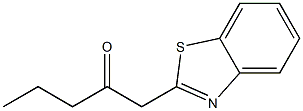 1-(1,3-benzothiazol-2-yl)pentan-2-one 化学構造式