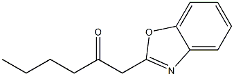 1-(1,3-benzoxazol-2-yl)hexan-2-one 化学構造式