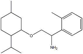  1-(1-amino-2-{[5-methyl-2-(propan-2-yl)cyclohexyl]oxy}ethyl)-2-methylbenzene