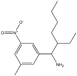 1-(1-amino-2-ethylhexyl)-3-methyl-5-nitrobenzene