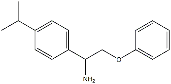 1-(1-amino-2-phenoxyethyl)-4-(propan-2-yl)benzene