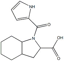1-(1H-pyrrol-2-ylcarbonyl)-octahydro-1H-indole-2-carboxylic acid 结构式