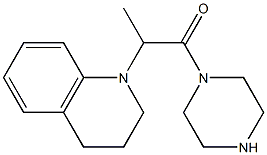 1-(1-methyl-2-oxo-2-piperazin-1-ylethyl)-1,2,3,4-tetrahydroquinoline Structure