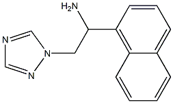1-(1-naphthyl)-2-(1H-1,2,4-triazol-1-yl)ethanamine Struktur