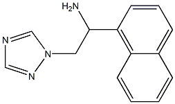 1-(1-naphthyl)-2-(1H-1,2,4-triazol-1-yl)ethanamine Structure