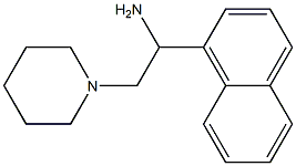 1-(1-naphthyl)-2-piperidin-1-ylethanamine Structure