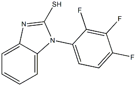 1-(2,3,4-trifluorophenyl)-1H-1,3-benzodiazole-2-thiol,,结构式