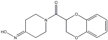 1-(2,3-dihydro-1,4-benzodioxin-2-ylcarbonyl)piperidin-4-one oxime