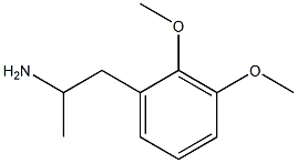 1-(2,3-dimethoxyphenyl)propan-2-amine 化学構造式