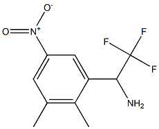 1-(2,3-dimethyl-5-nitrophenyl)-2,2,2-trifluoroethan-1-amine,,结构式
