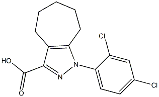 1-(2,4-dichlorophenyl)-1,4,5,6,7,8-hexahydrocyclohepta[c]pyrazole-3-carboxylic acid