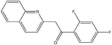 1-(2,4-difluorophenyl)-2-(quinolin-2-yl)ethan-1-one,,结构式