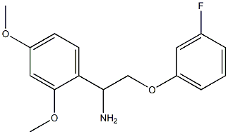 1-(2,4-dimethoxyphenyl)-2-(3-fluorophenoxy)ethanamine|