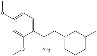 1-(2,4-dimethoxyphenyl)-2-(3-methylpiperidin-1-yl)ethanamine