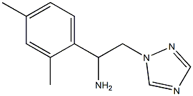 1-(2,4-dimethylphenyl)-2-(1H-1,2,4-triazol-1-yl)ethanamine Structure