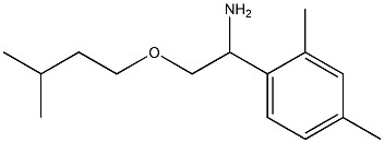 1-(2,4-dimethylphenyl)-2-(3-methylbutoxy)ethan-1-amine Structure