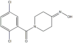  1-(2,5-dichlorobenzoyl)piperidin-4-one oxime