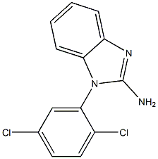 1-(2,5-dichlorophenyl)-1H-1,3-benzodiazol-2-amine Structure