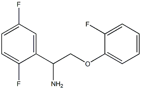 1-(2,5-difluorophenyl)-2-(2-fluorophenoxy)ethanamine,,结构式