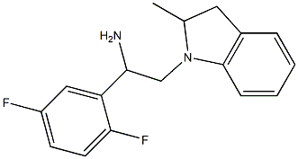 1-(2,5-difluorophenyl)-2-(2-methyl-2,3-dihydro-1H-indol-1-yl)ethan-1-amine