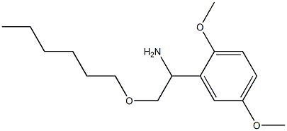 1-(2,5-dimethoxyphenyl)-2-(hexyloxy)ethan-1-amine