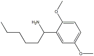 1-(2,5-dimethoxyphenyl)hexan-1-amine Structure