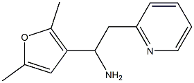 1-(2,5-dimethylfuran-3-yl)-2-(pyridin-2-yl)ethan-1-amine|