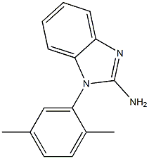 1-(2,5-dimethylphenyl)-1H-1,3-benzodiazol-2-amine,,结构式