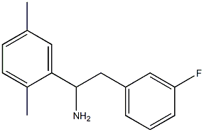 1-(2,5-dimethylphenyl)-2-(3-fluorophenyl)ethan-1-amine