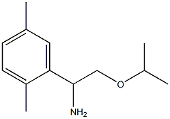 1-(2,5-dimethylphenyl)-2-(propan-2-yloxy)ethan-1-amine|