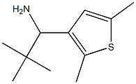 1-(2,5-dimethylthiophen-3-yl)-2,2-dimethylpropan-1-amine|