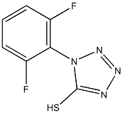 1-(2,6-difluorophenyl)-1H-1,2,3,4-tetrazole-5-thiol,,结构式