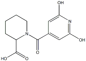 1-(2,6-dihydroxyisonicotinoyl)piperidine-2-carboxylic acid