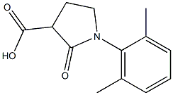 1-(2,6-dimethylphenyl)-2-oxopyrrolidine-3-carboxylic acid Structure