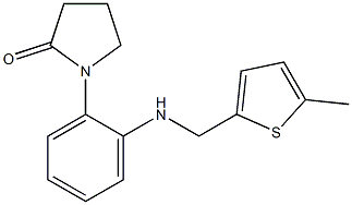 1-(2-{[(5-methylthiophen-2-yl)methyl]amino}phenyl)pyrrolidin-2-one Structure