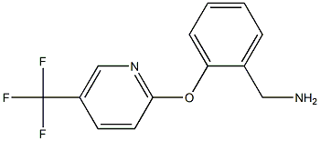 1-(2-{[5-(trifluoromethyl)pyridin-2-yl]oxy}phenyl)methanamine