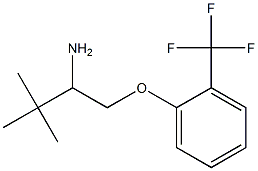 1-(2-amino-3,3-dimethylbutoxy)-2-(trifluoromethyl)benzene Structure