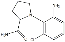 1-(2-amino-6-chlorophenyl)pyrrolidine-2-carboxamide Structure