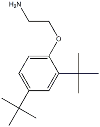 1-(2-aminoethoxy)-2,4-di-tert-butylbenzene Structure