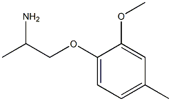 1-(2-aminopropoxy)-2-methoxy-4-methylbenzene Structure